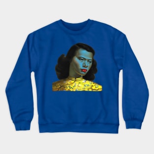 Green lady Crewneck Sweatshirt